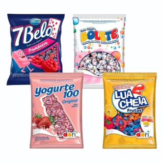 KIT Festa Balas Favoritas Yogurte 100 - Bolete - 7Belo - Lua Cheia