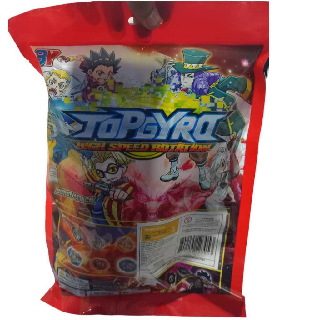 Pacote surpresa topGyro com 12 Beyblade sem Lançador
