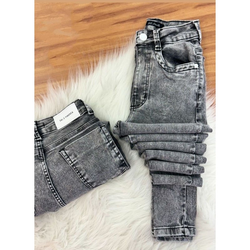 Pimenta CalÇa Jeans Grafite Feminina Calca Jeans Sal E Pimenta
