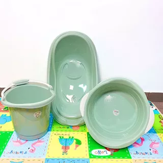 Kit Banheira do Bebe Infantil Adoleta e lavanderia do bebê Bacia , Balde. em Oferta na Shopee