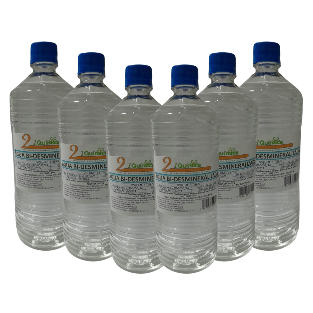 Água Bi-desmineralizada 6l Essencial Refrigeração E Baterias