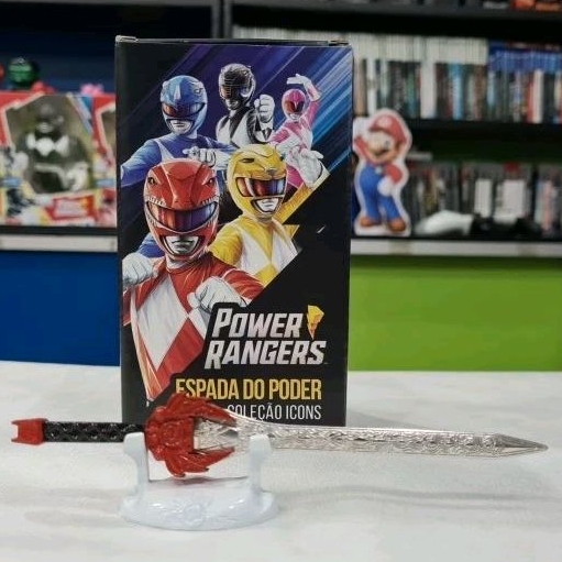 Espada Colecionável de Metal Power Rangers - Nerd ao Cubo
