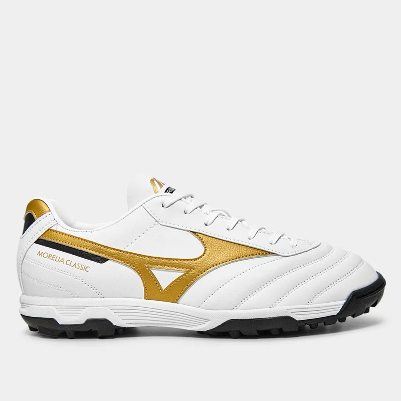 Chuteira Society Morelia Classic Unissex - Branco+dourado