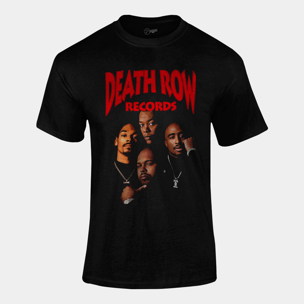 Camiseta Algodão Unissex - Death Row Records - Graphic Tee Tshirt