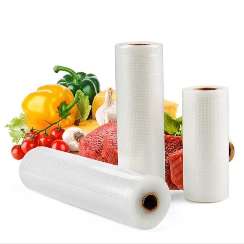 Rolo Saco Embalagem A Vácuo Ranhura Seladora 20 CM * 5 Metros - Gls Market