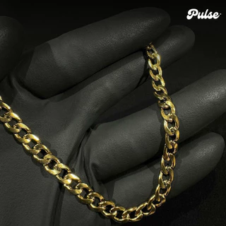 PULSEIRA DOURADA, folheada a Ouro, GROUMET 6MM