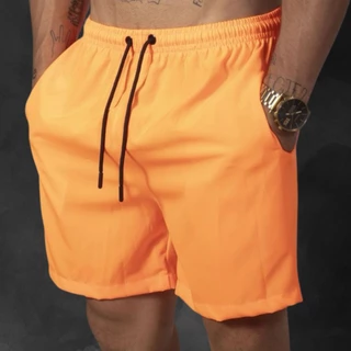 Short Liso Treino Corrida Academia Mauricinho Tactel