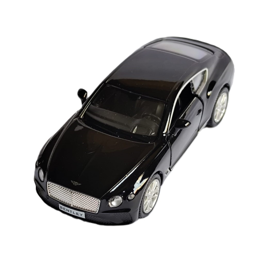 Miniatura Bentley continental luxo gt - abre as portas em metal