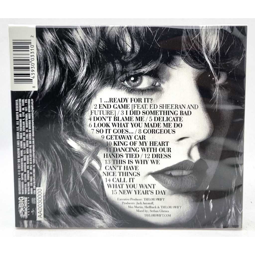 cd Taylor Swift - Reputation | Shopee Brasil