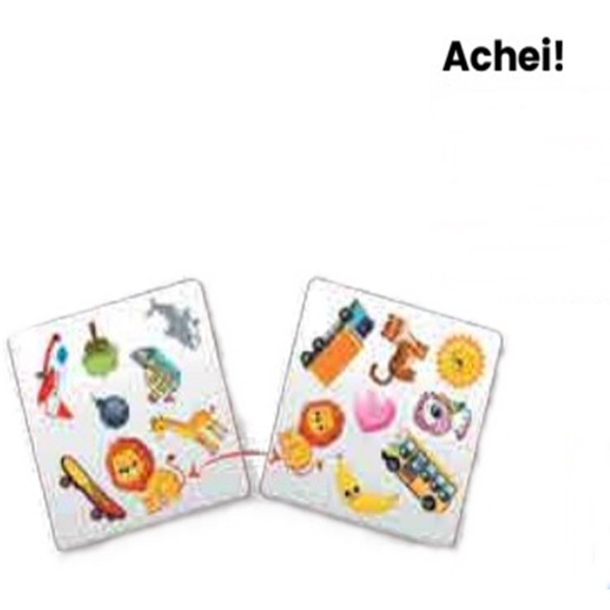 Jogo de Raciocínio Achei! / Cadê? Educativo Divertido ESTA DE CARA