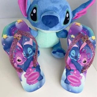 Chinelo Infantil Menina Menino Lançamento sandália Confortável Com Glitter e Pingente Coleção Desenhos