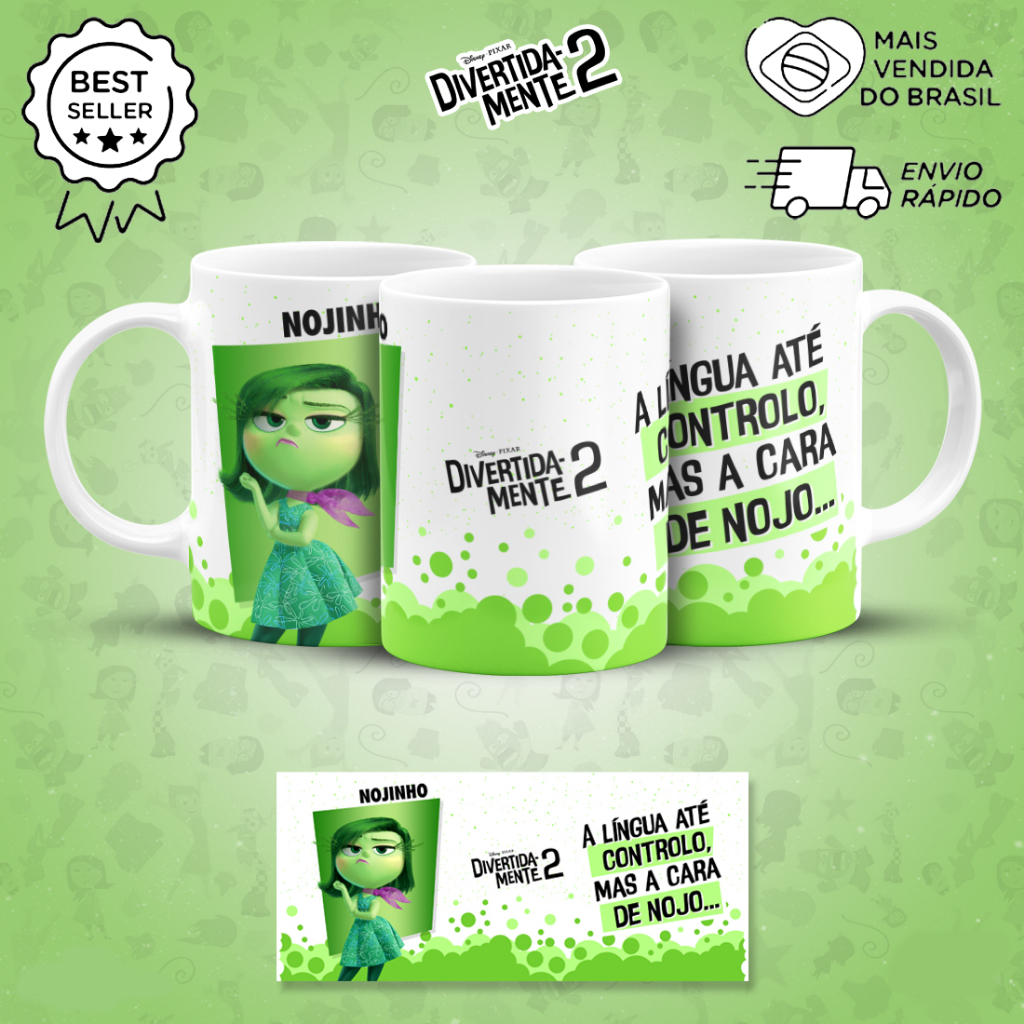 Caneca Personalizada Divertidamente 2