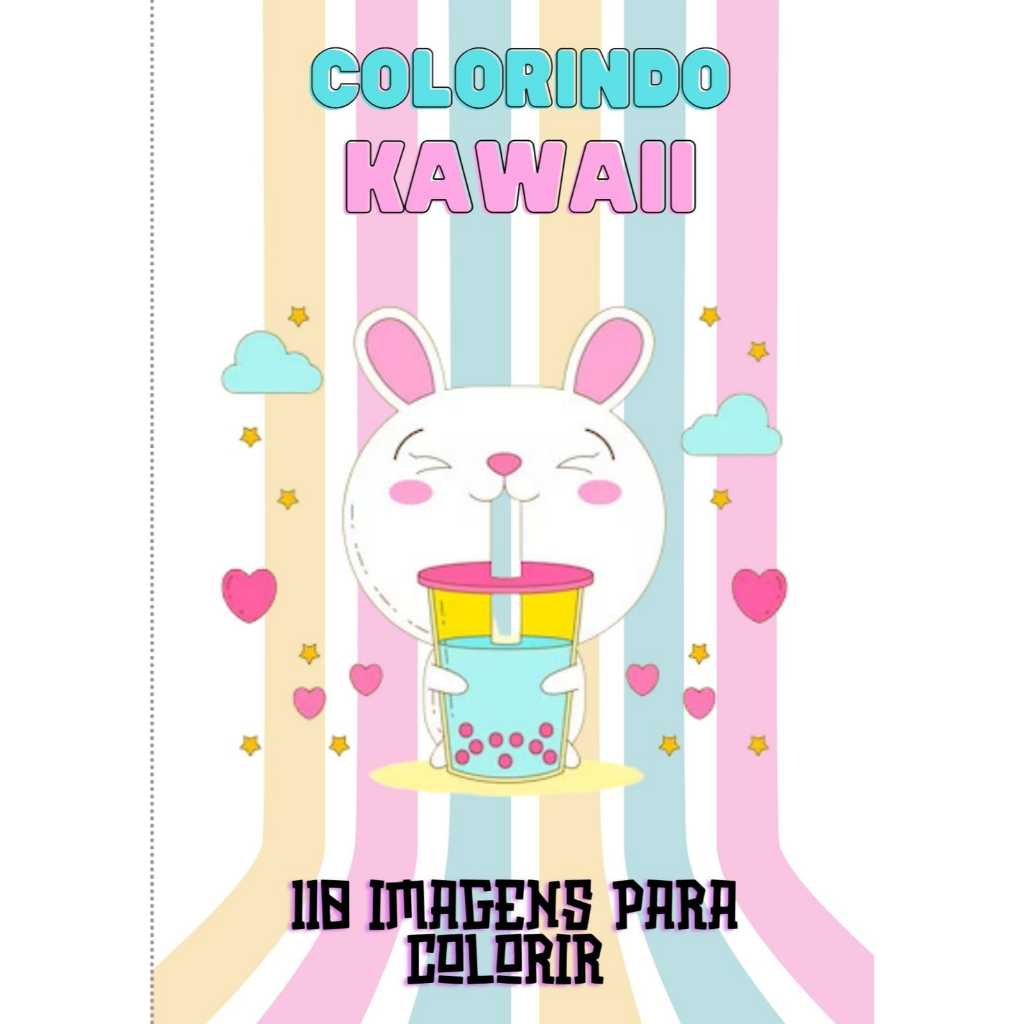 KAWAII 110 IMAGENS PARA COLORIR