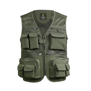 Colete Para Fotógrafo, Pesca, Caça - 9 Bolsos Profissional