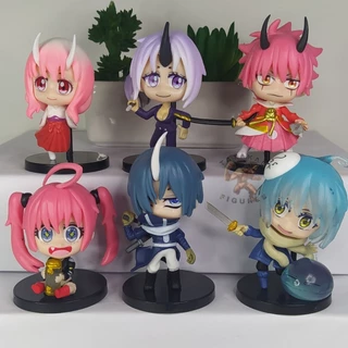 Miniatura Tensei Shitara Slime Boneco Rimuru Shion Benimaru Milim Souei Shuna Mini Figures