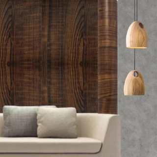 Papel De Parede Adesivo Imbuia Madeira 10 Metros Revestimento Móveis Sala Envelopamento Lavável