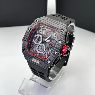 2024 Relógio Masculino quartzo Richard Mille Cinza Gold resistente a água luxo