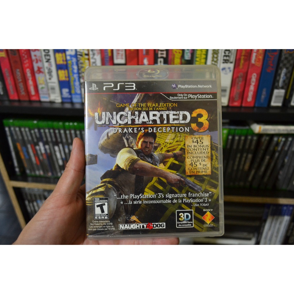 Uncharted 3 Ps3 Playstation 3 / Mídia Física