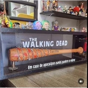 Caixa quadro geek jogo filme The Walking Dead APENAS A CAIXA
