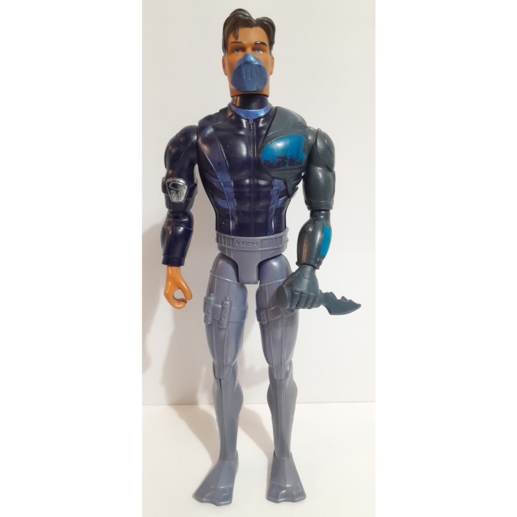 Boneco Articulado Grande do Personagem Max Steel Aqua Tech