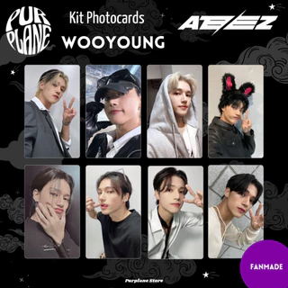 Wooyoung Selca Photocards Ateez Kpop Fanmade