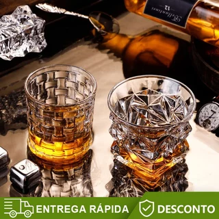 Jogo 4 Copos de Whisky Strauss Transparente