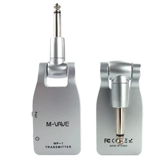 M-VAVE Transmissor sem fios para guitarra 2.4G Recetor recarregável para guitarra e baixo Bateria de lítio recarregável