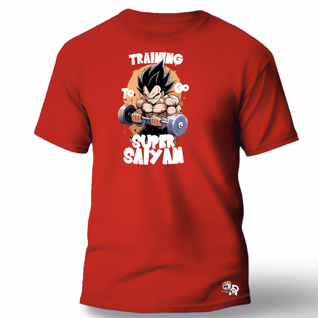Camiseta Estampada Fio 30.1 Costura Reforçada Vegeta Anime Desenho 100% Algodão