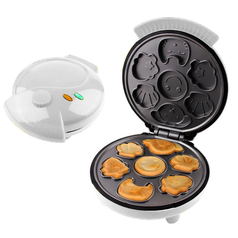 Maquina de Fazer Bolinho Waffle Cake Crepe Pão de Queijo Bichinhos 110V 220V