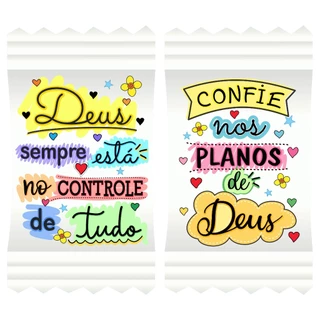 Balas Já Personalizadas Com Frases Deus Religiosas Eventos Mimo Clientes