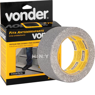 Fita Antiderrapante 50 mm x 5 m Cinza - VONDER