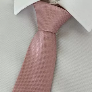 Gravata Rose Semi Slim Para Padrinhos de Casamento Noivos Congressos Debutantes e Eventos em Geral