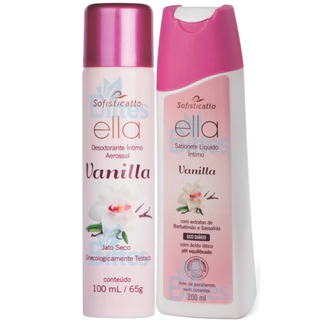 Kit Desodorante E Sabonete Vanilla Sofisticatto Cosméticos