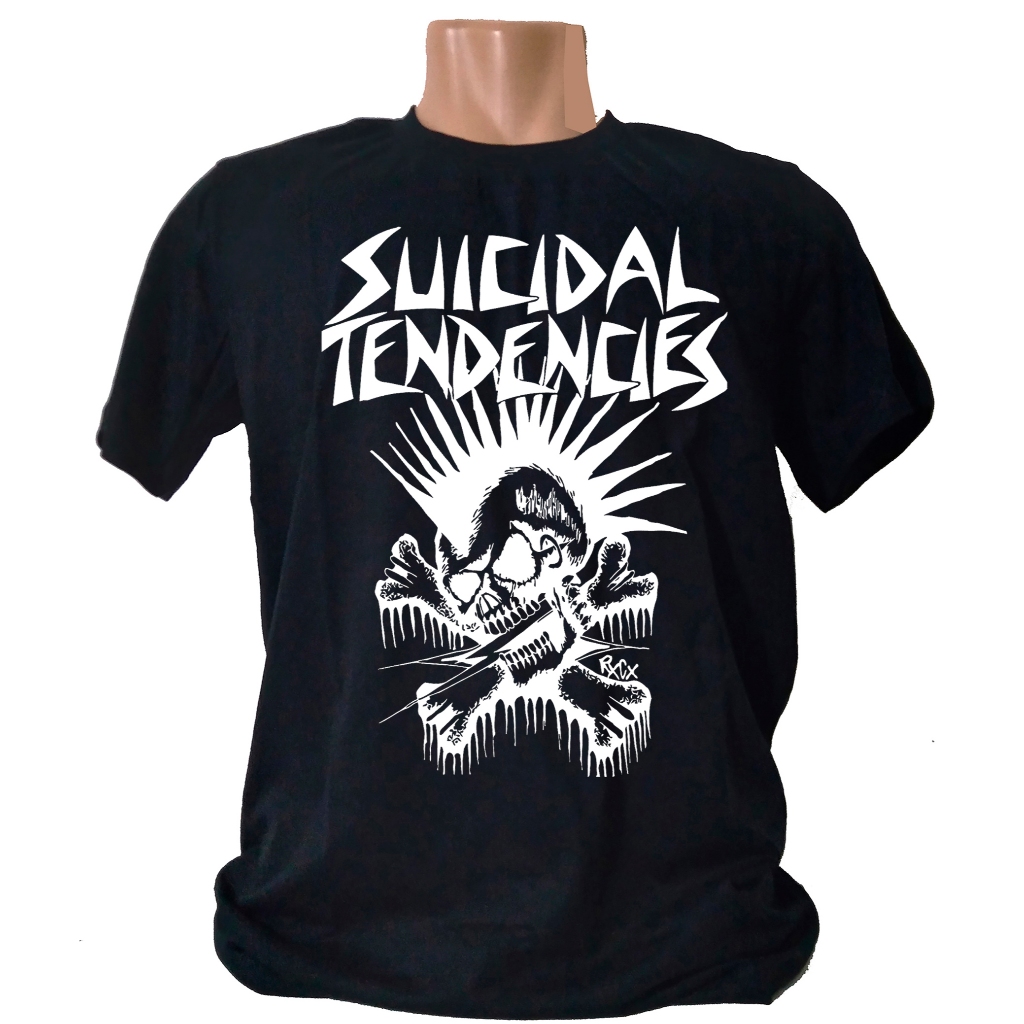 Camiseta Suicidal Tendencies 007 | Shopee Brasil