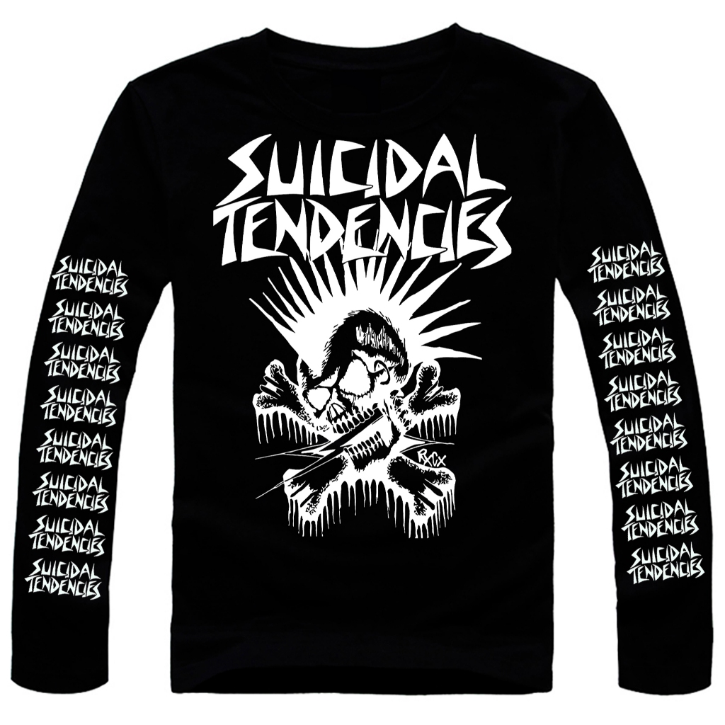 Camiseta Suicidal Tendencies 007 Manga Longa | Shopee Brasil
