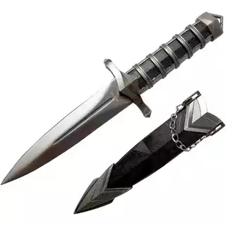 Adaga Dark com bainha, adaga medieval para coleção, cosplay H13