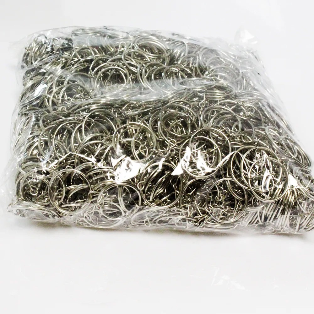 Argola 22mm Para Chaveiro - Com Corrente 1,2mm | Sem Corrente - 1000 Unidades