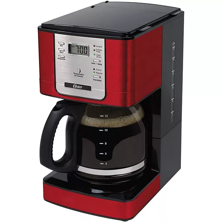 Cafeteira Elétrica Programável Oster Flavor Digital 1,5L Vermelha