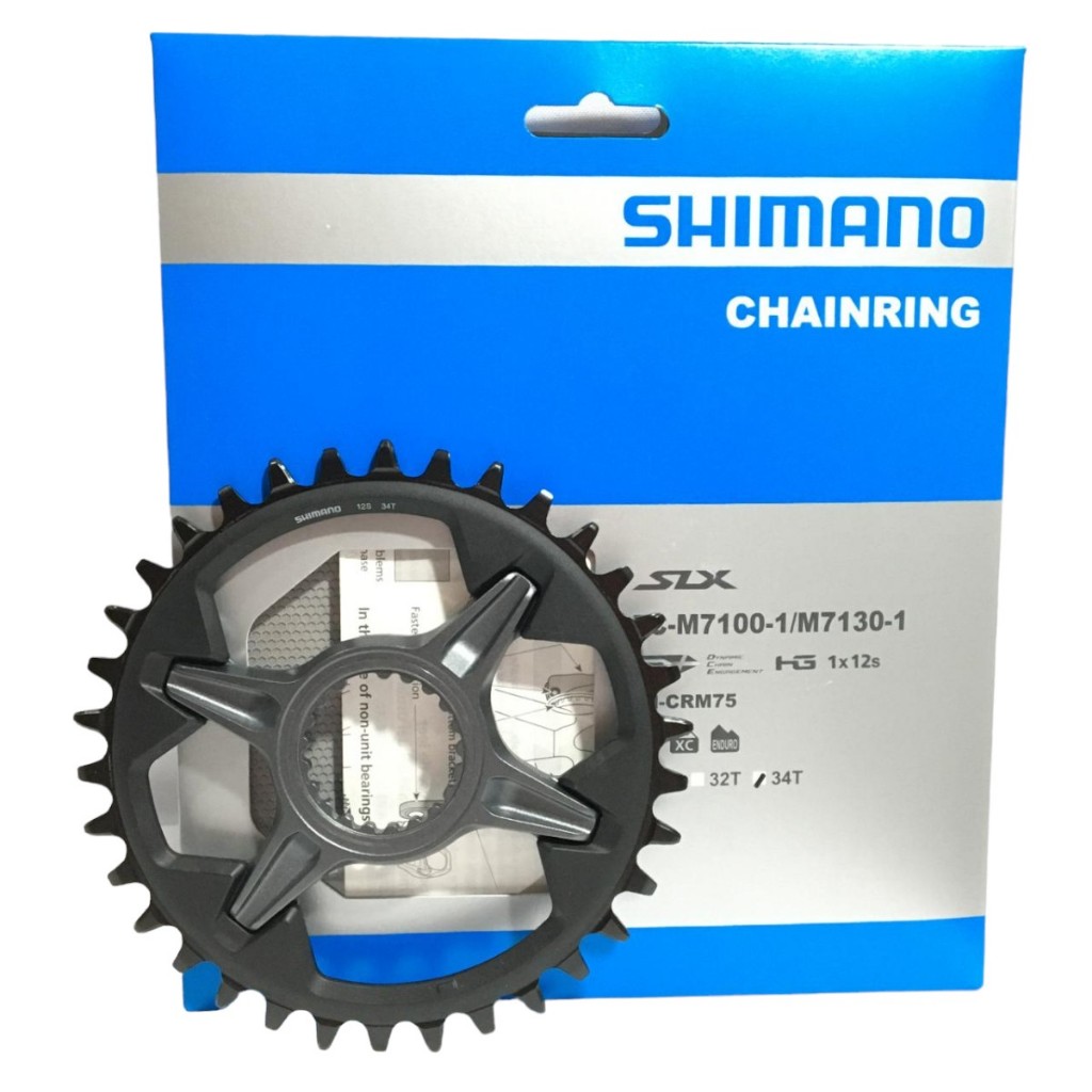 Coroa Shimano SLX 12v FC-M7100 SM-CRM75 34 dentes Direct Mount