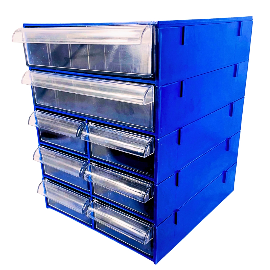 Gaveteiro Organizador Multiuso Resistente Cg508-2 8 Gavetas Com Regua ...