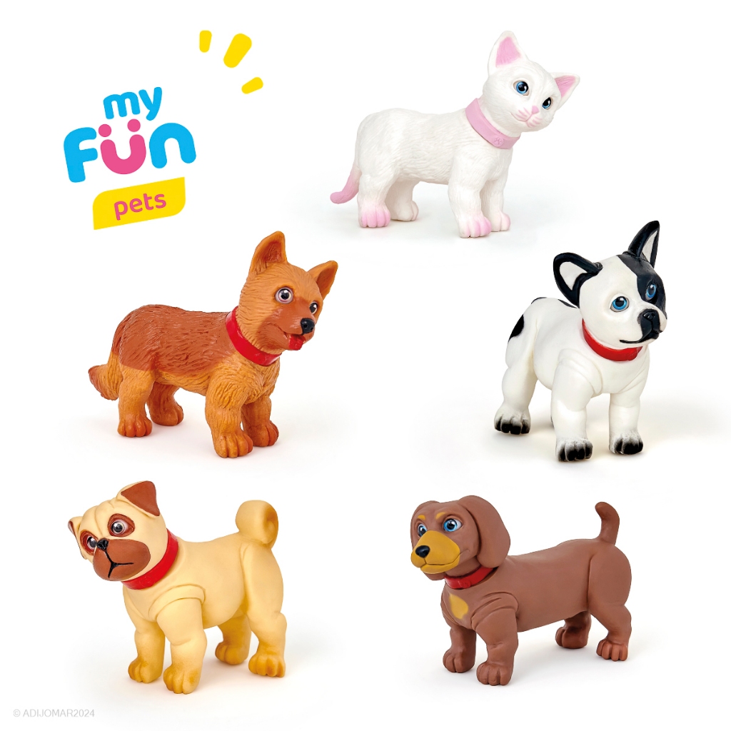 Bonecos My Fun Mini Pets Cachorrinhos Colecionáveis Shopee Brasil