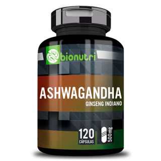 Bionutri Ashwgandha Ginseng Indiano 120 Cápsulas 500mg