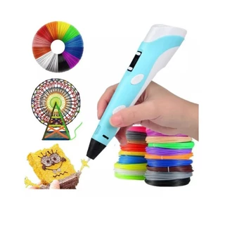 Caneta com Impressão 3D e Tela LCD Para Crianças