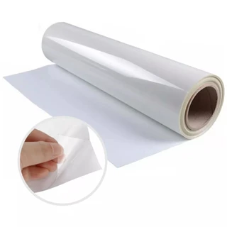 Adesivo Vinil Transparente Tipo Papel Contact Cristal P/ Encapar Laminação Envelopar Durável Rolo