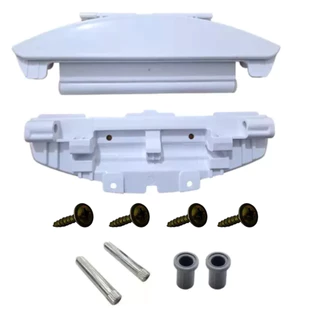 Kit Dobradiça Completa Tampa Lavadora Brastemp Bwg11 Bwu11a