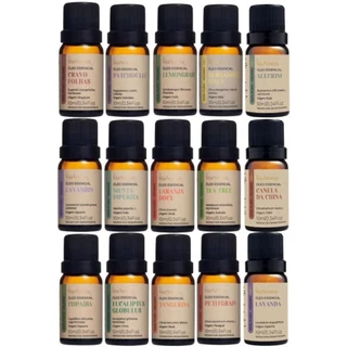 Óleo Essencial 10ml Via Aroma 100% Puro Vegano Para Aromatizador Elétrico de Ambientes
