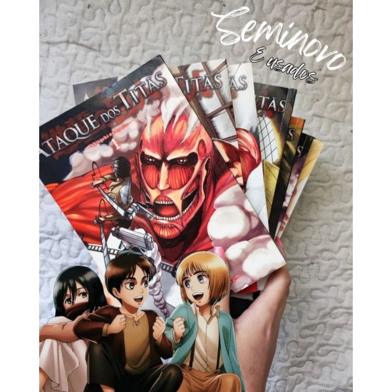 MANGÁ ATAQUE DOS TITÃS, DIVERSOS VOLUMES