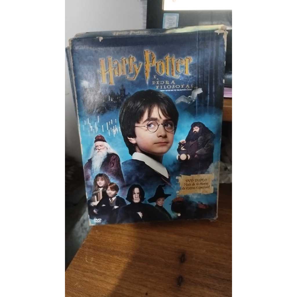 dvd harry potter e a pedra filosofal 1747 | Shopee Brasil
