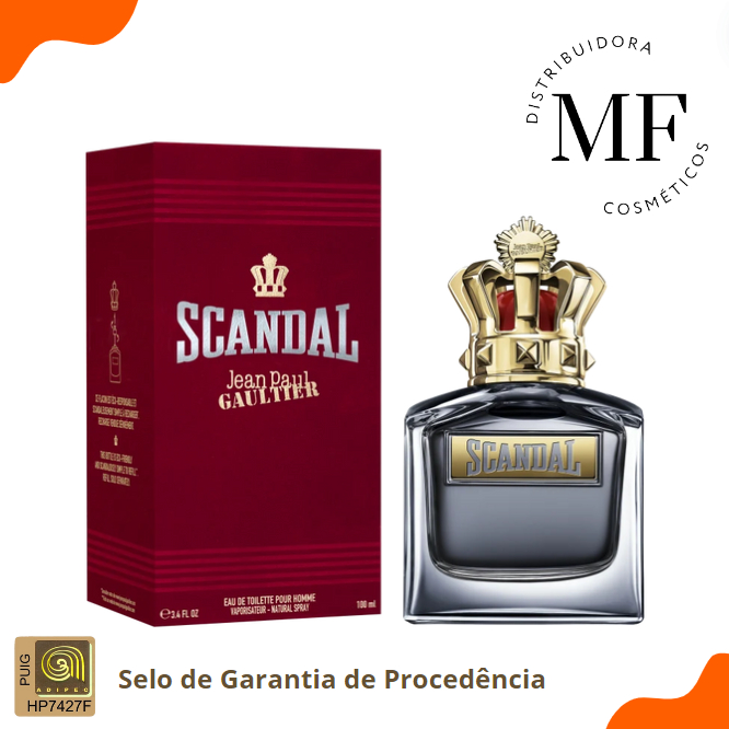 Men's Perfume Jean Paul Gaultier SCANDAL POUR HOMME EDT 50 ml Reusable Scandal Pour Homme main image 1