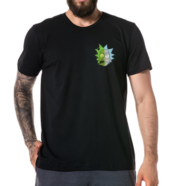 Camiseta Cartoon Rick nd Morty Rick Sanchez Camisa Masculina Feminina ...